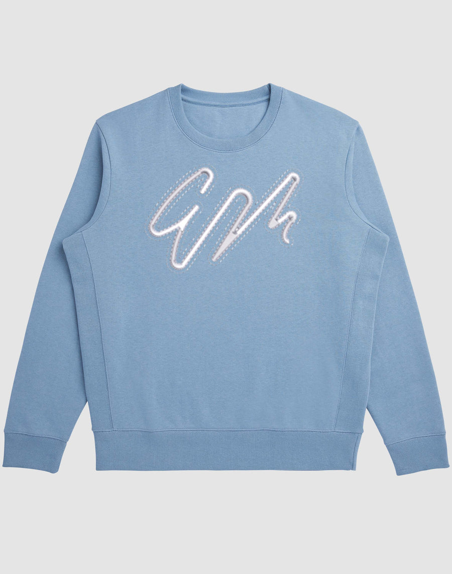 Embroidered Enhanced WM Logo Crewneck