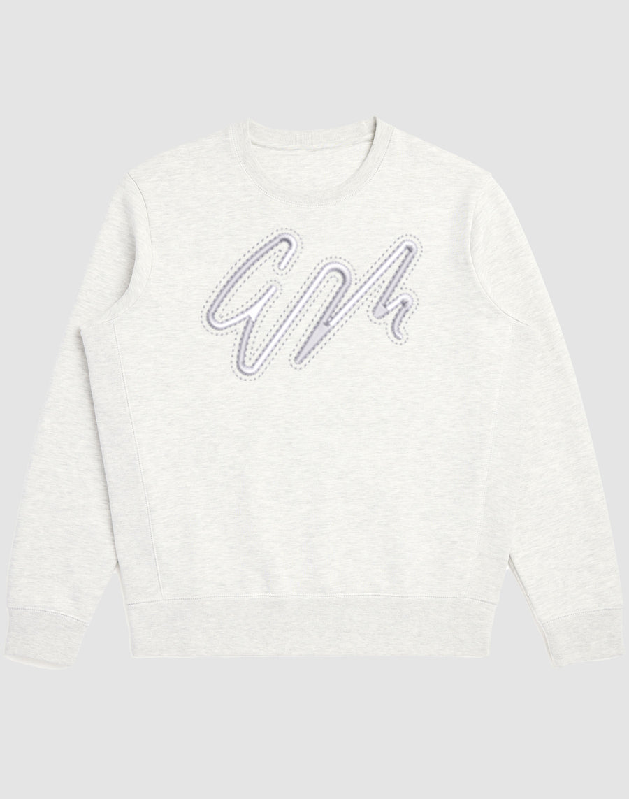 Embroidered Enhanced WM Logo Crewneck